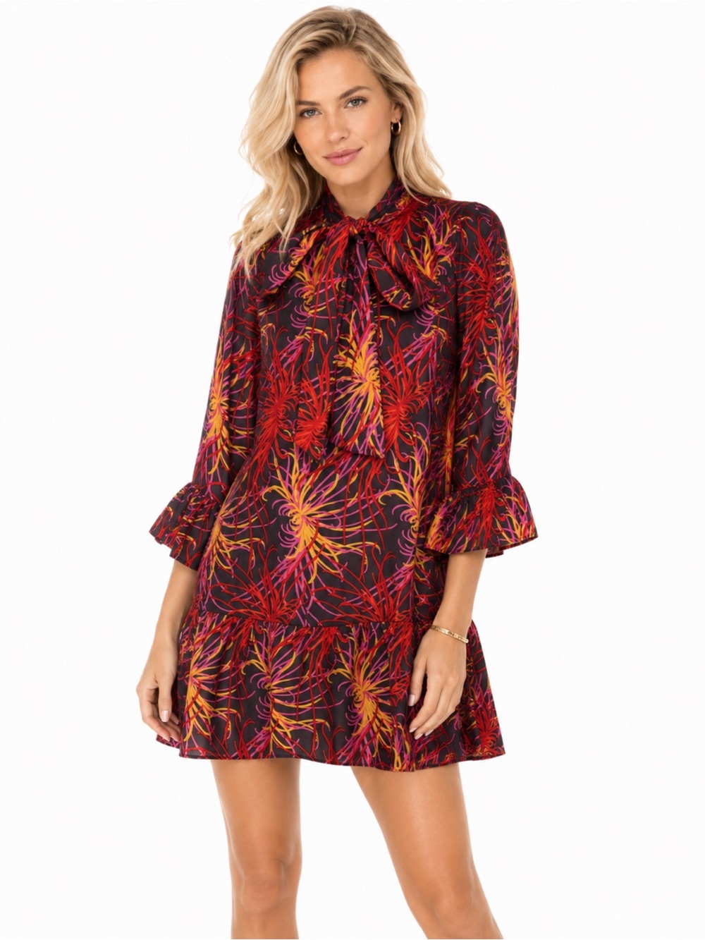 Kate Spade Black‎ and Pink Floral Dress